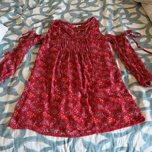 Rebecca Minkoff Red Floral Dress